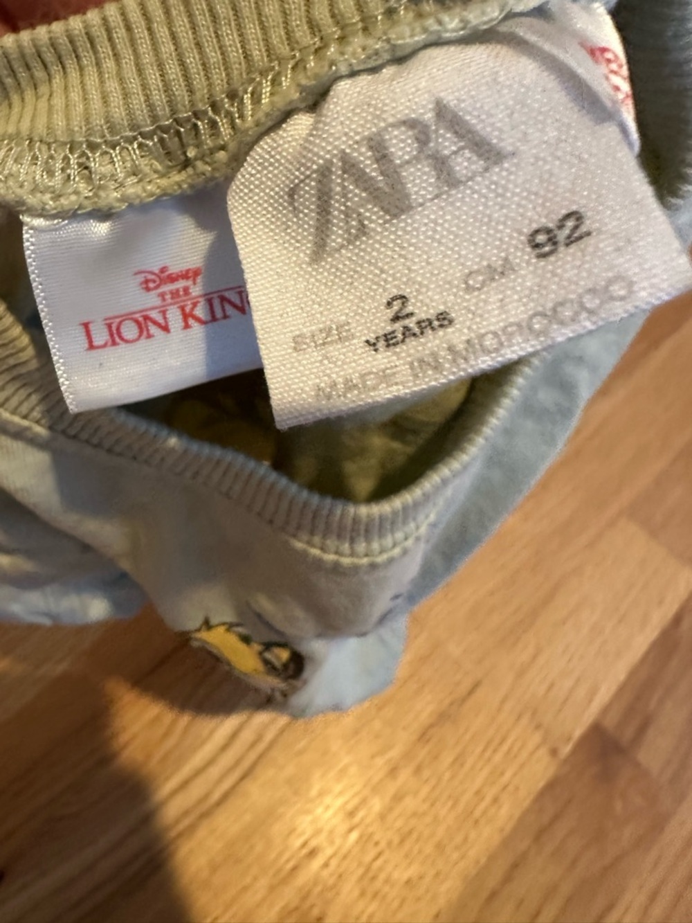 Zara Simba Lion King Graphic Tee sz 2yrs toddler - Picture 6 of 7